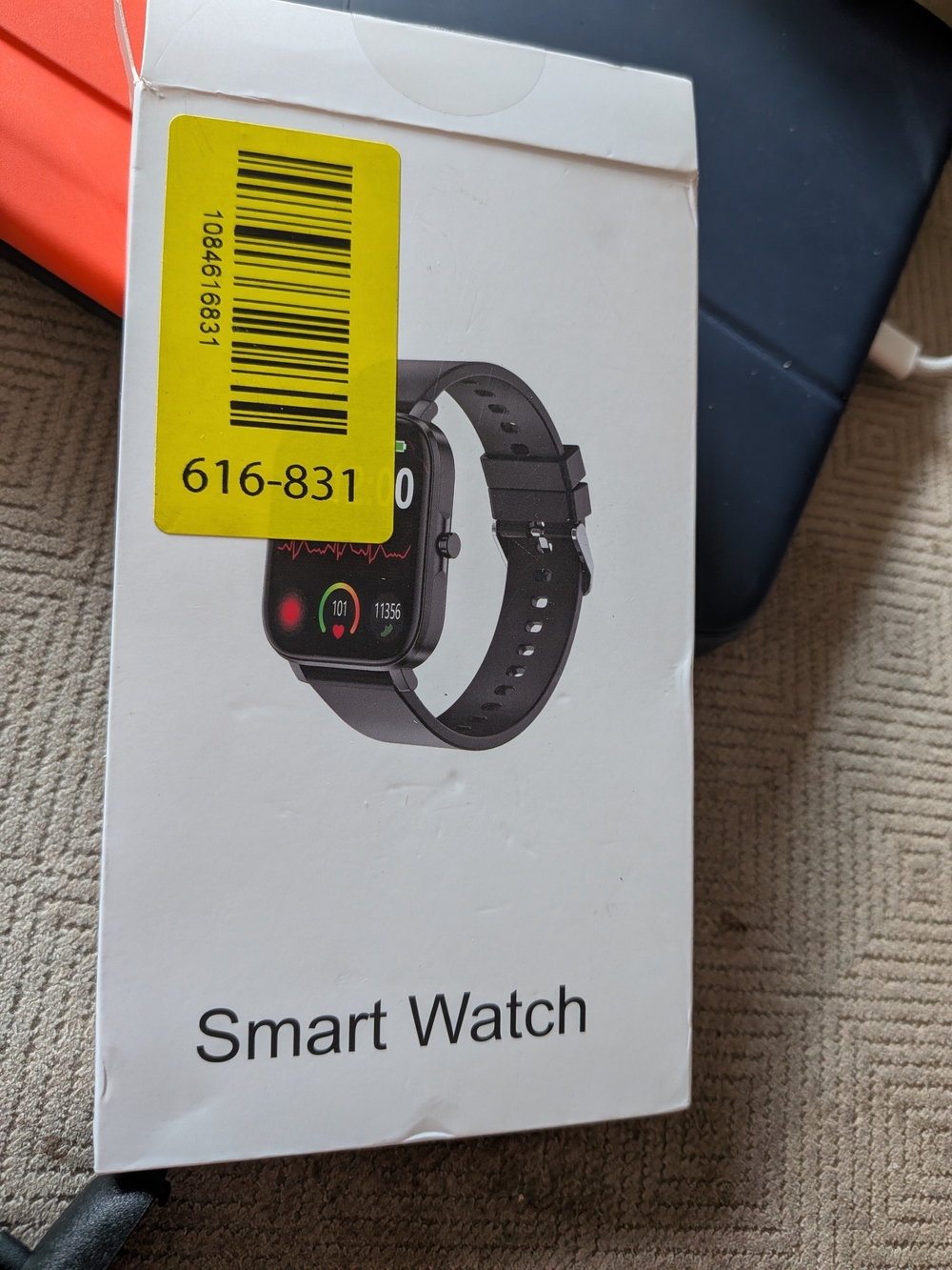 Choiknbo Smart Watch -White-Fitness Tracker with Heart Rate Monitor